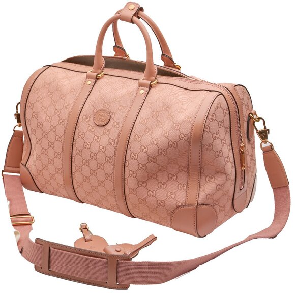 Gucci Monogram Azalea Calfskin Duffle Bag Style ‎739581 - Picture 1 of 16